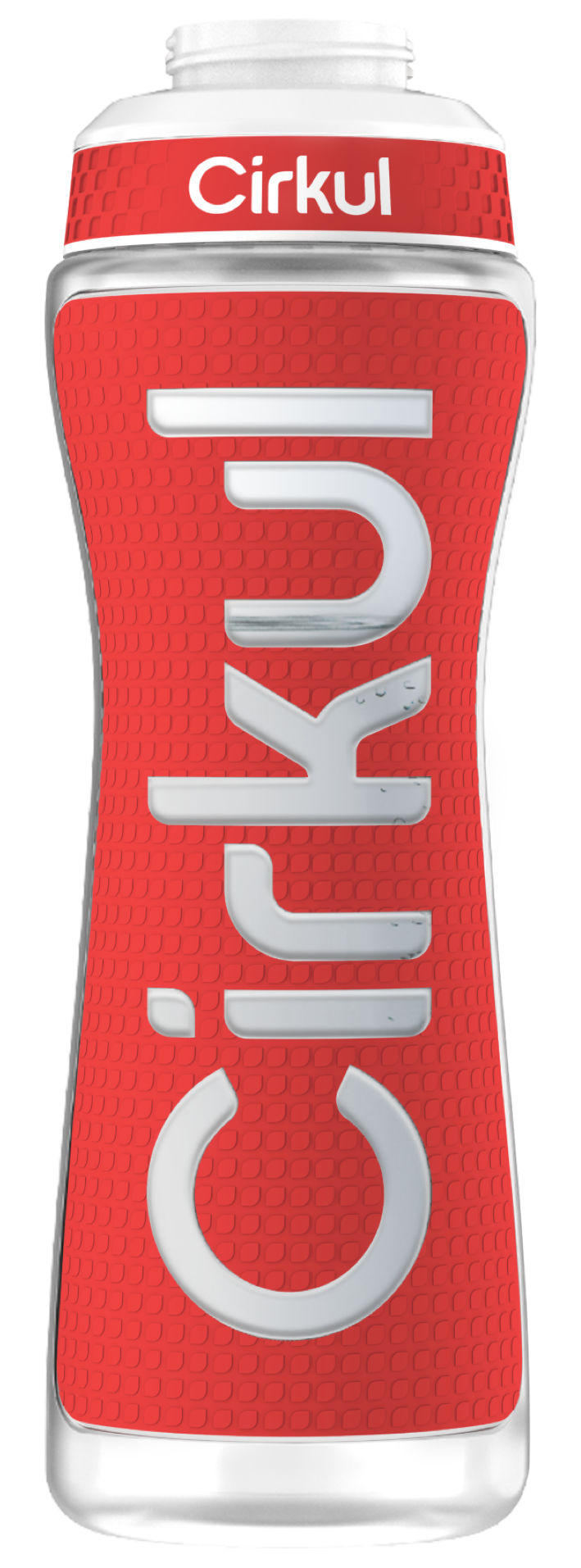 22oz. Grip Squeeze Plastic Bottle & Sport Lid (66A8)