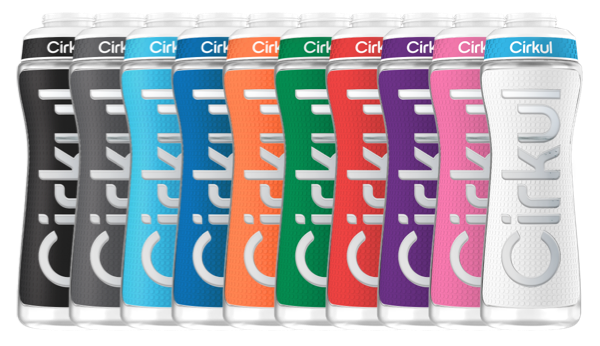22oz. Grip Squeeze Plastic Bottle & Sport Lid (66A8)