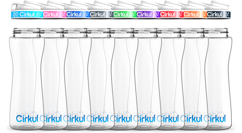 Custom 22oz. Plastic Bottle & Comfort Grip Lid (AMNZ)