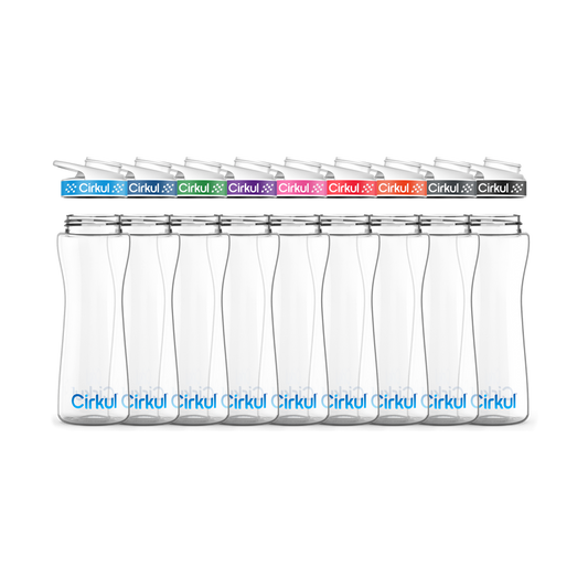 22oz. Plastic Bottle & Comfort Grip Lid (37YH)