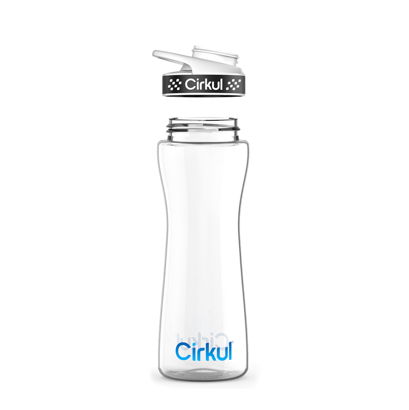 22oz. Plastic Bottle & Comfort Grip Lid (37YH)