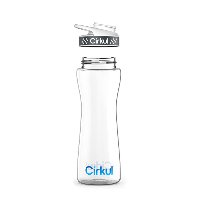 22oz. Plastic Bottle & Comfort Grip Lid (37YH)