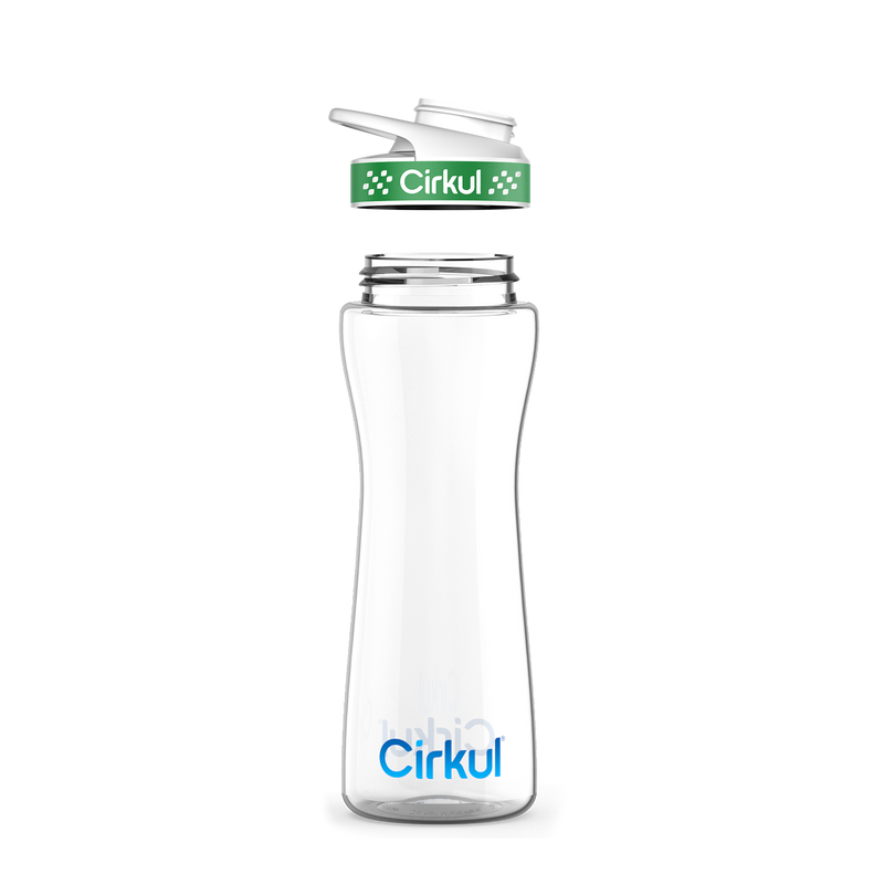 22oz. Plastic Bottle & Comfort Grip Lid (37YH)