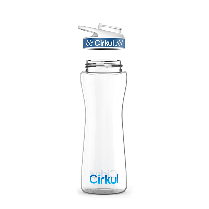 22oz. Plastic Bottle & Comfort Grip Lid (37YH)