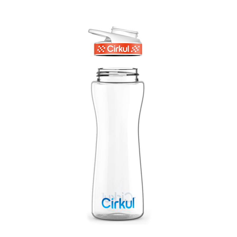 22oz. Plastic Bottle & Comfort Grip Lid (37YH)