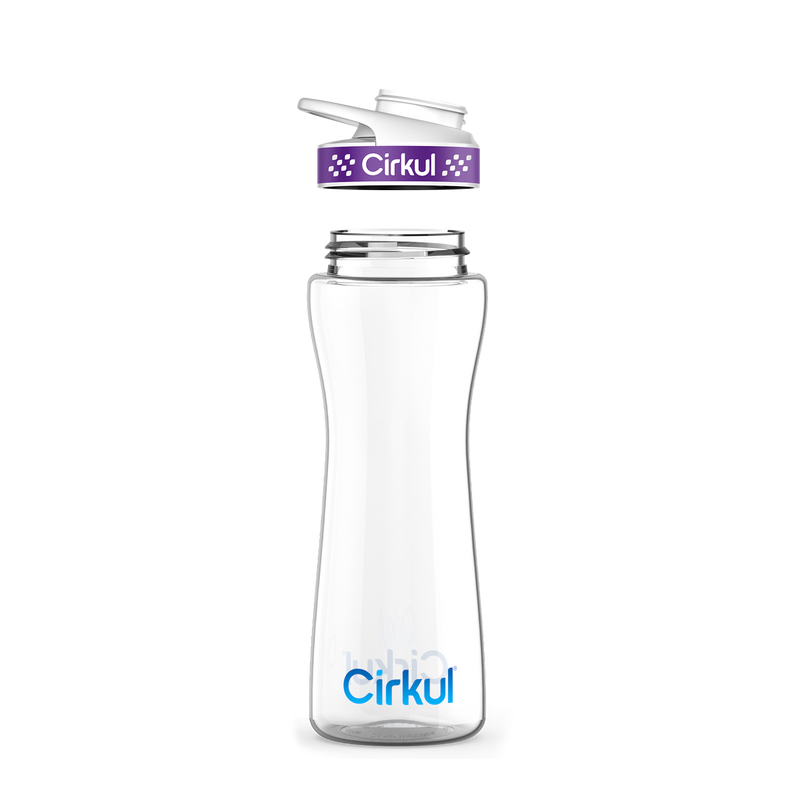 22oz. Plastic Bottle & Comfort Grip Lid (37YH)