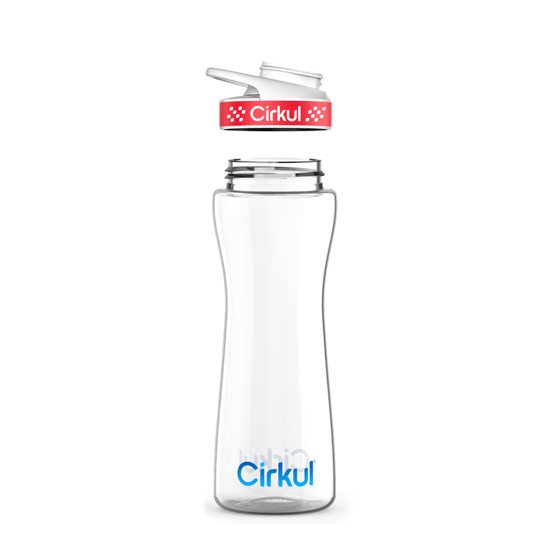 22oz. Plastic Bottle & Comfort Grip Lid (37YH)
