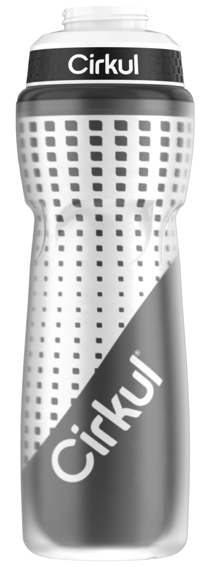 22oz. Insulated Squeeze Plastic Bottle & Sport Lid (Q6AG)