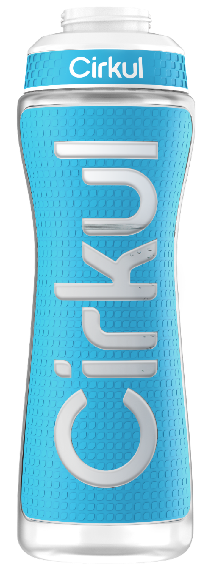 22oz. Grip Squeeze Plastic Bottle & Sport Lid (66A8)