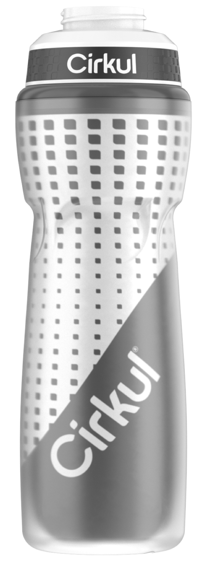 22oz. Insulated Squeeze Plastic Bottle & Sport Lid (Q6AG)