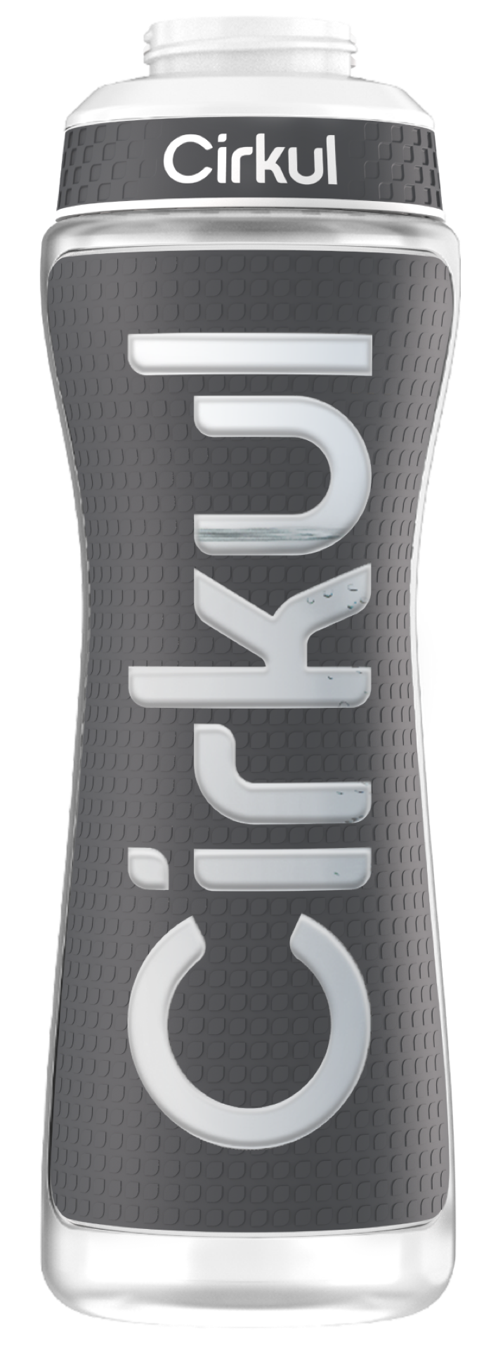 22oz. Grip Squeeze Plastic Bottle & Sport Lid (66A8)