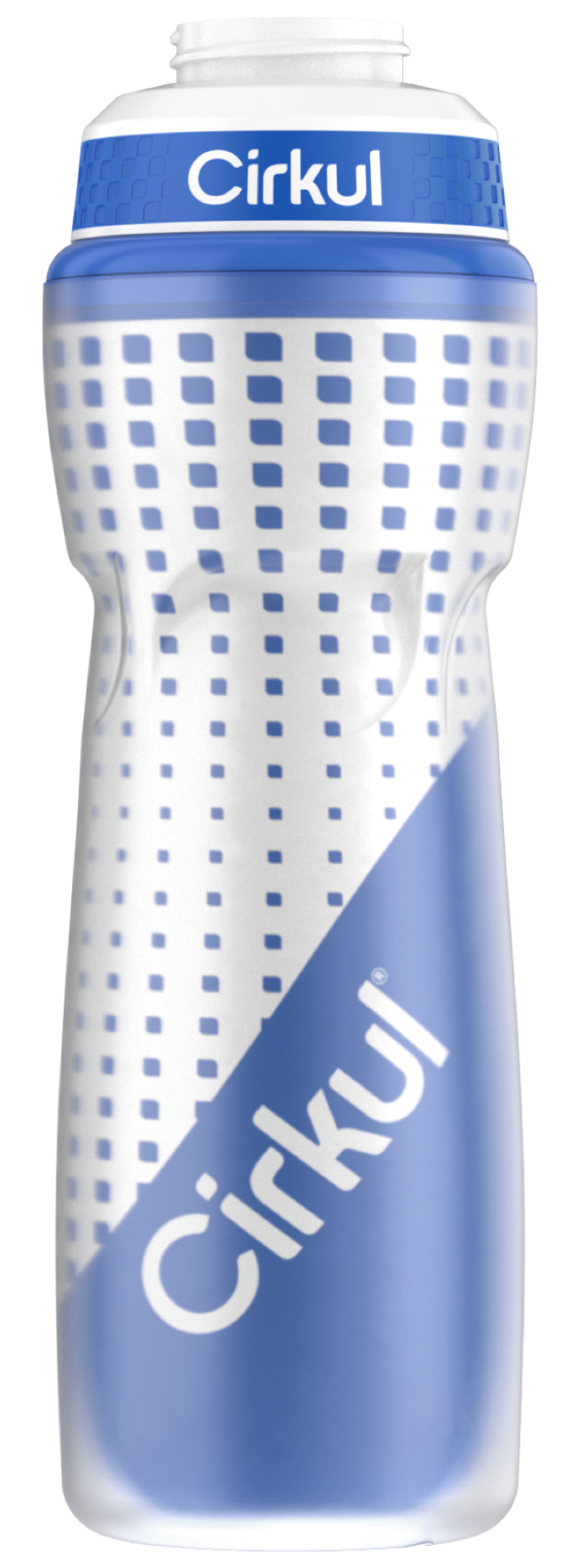 22oz. Insulated Squeeze Plastic Bottle & Sport Lid (Q6AG)