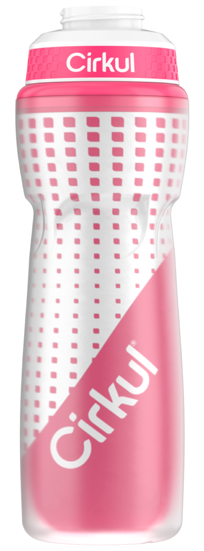 22oz. Insulated Squeeze Plastic Bottle & Sport Lid (Q6AG)