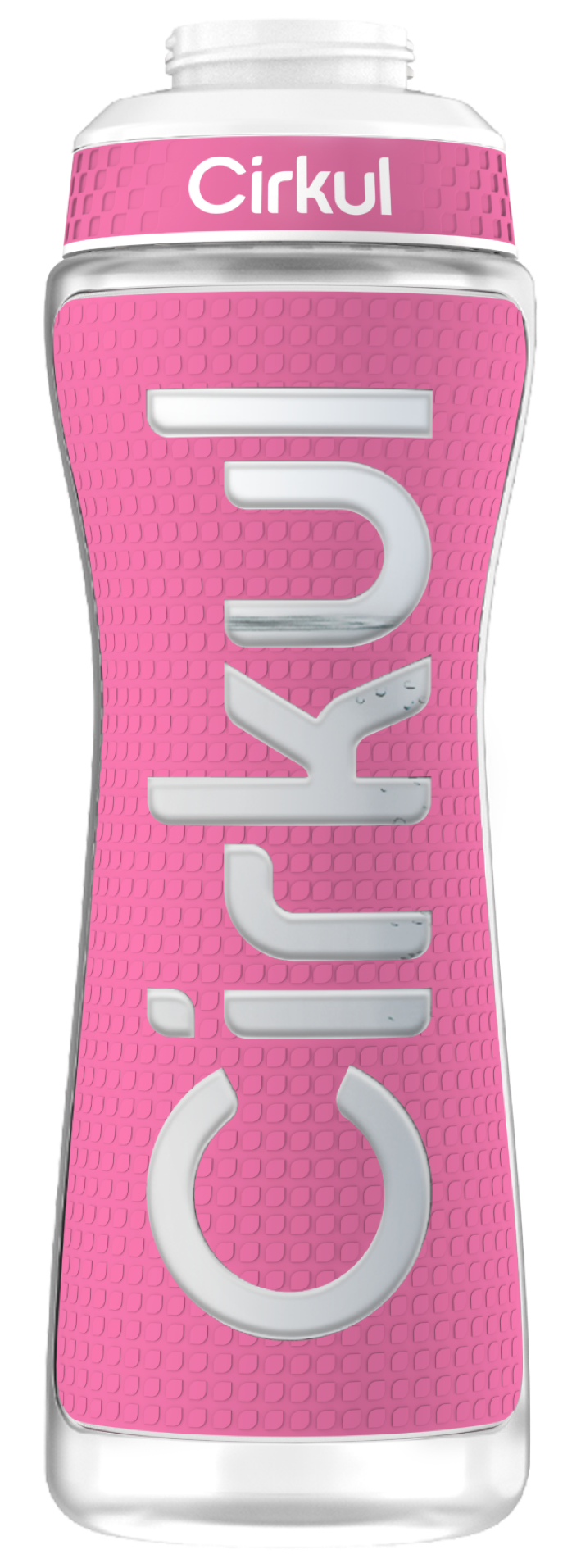 22oz. Grip Squeeze Plastic Bottle & Sport Lid (66A8)