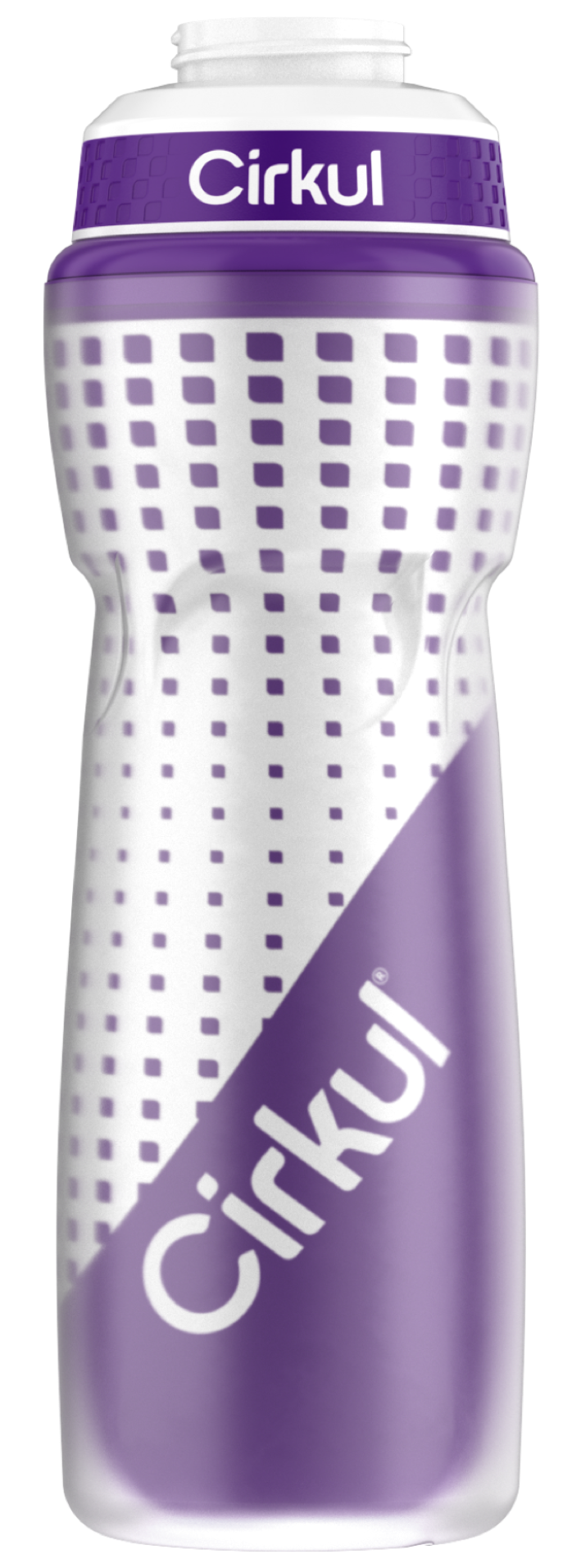 22oz. Insulated Squeeze Plastic Bottle & Sport Lid (Q6AG)