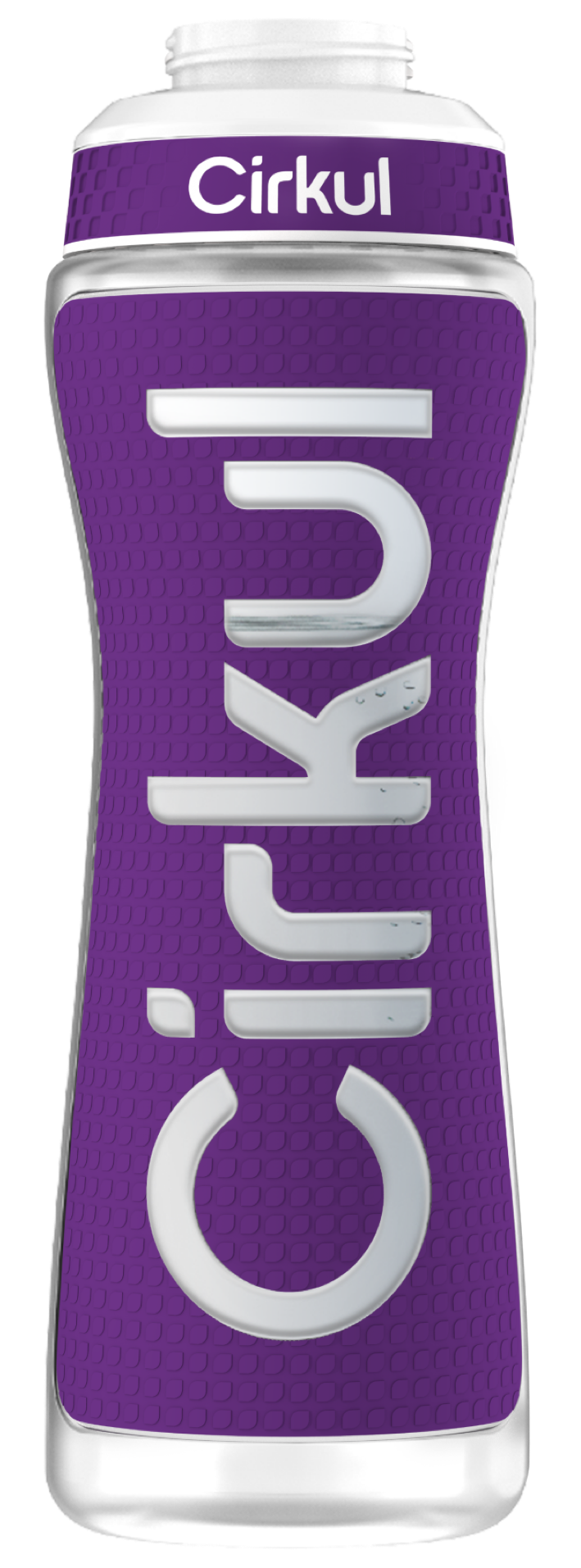 22oz. Grip Squeeze Plastic Bottle & Sport Lid (66A8)