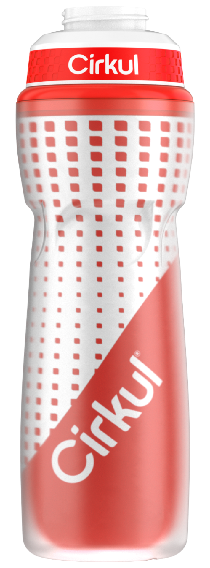 22oz. Insulated Squeeze Plastic Bottle & Sport Lid (Q6AG)
