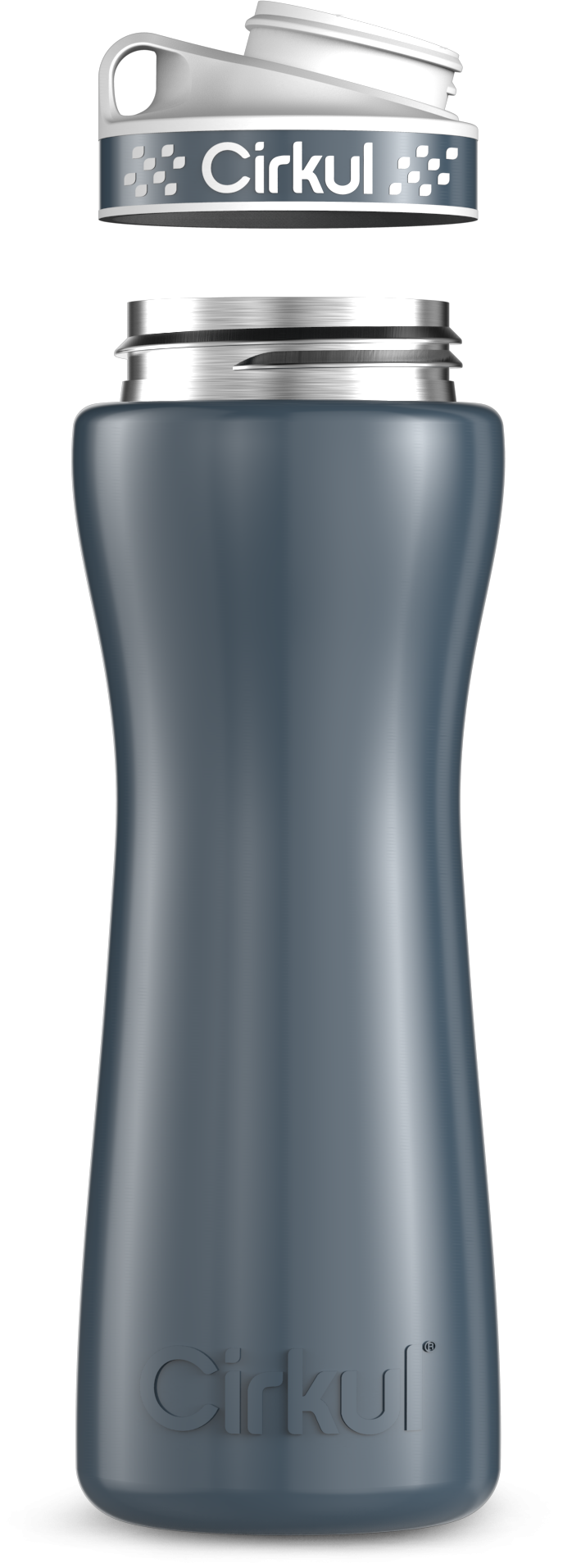 Custom 22oz. Stainless Steel Bottle & Comfort Grip Lid (X5M3)