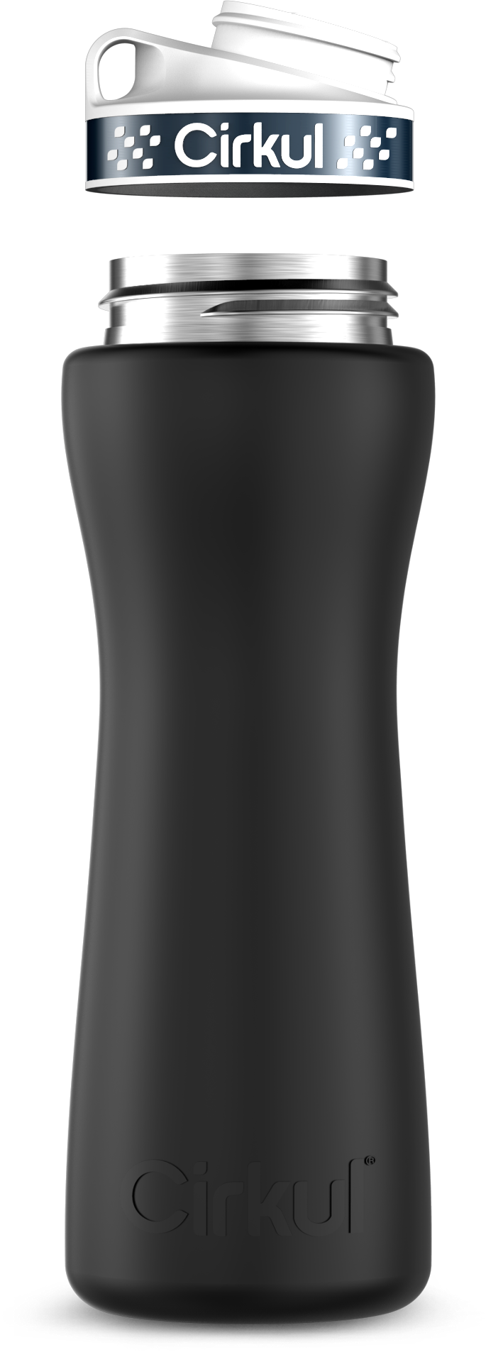 Custom 22oz. Stainless Steel Bottle & Comfort Grip Lid (X5M3)