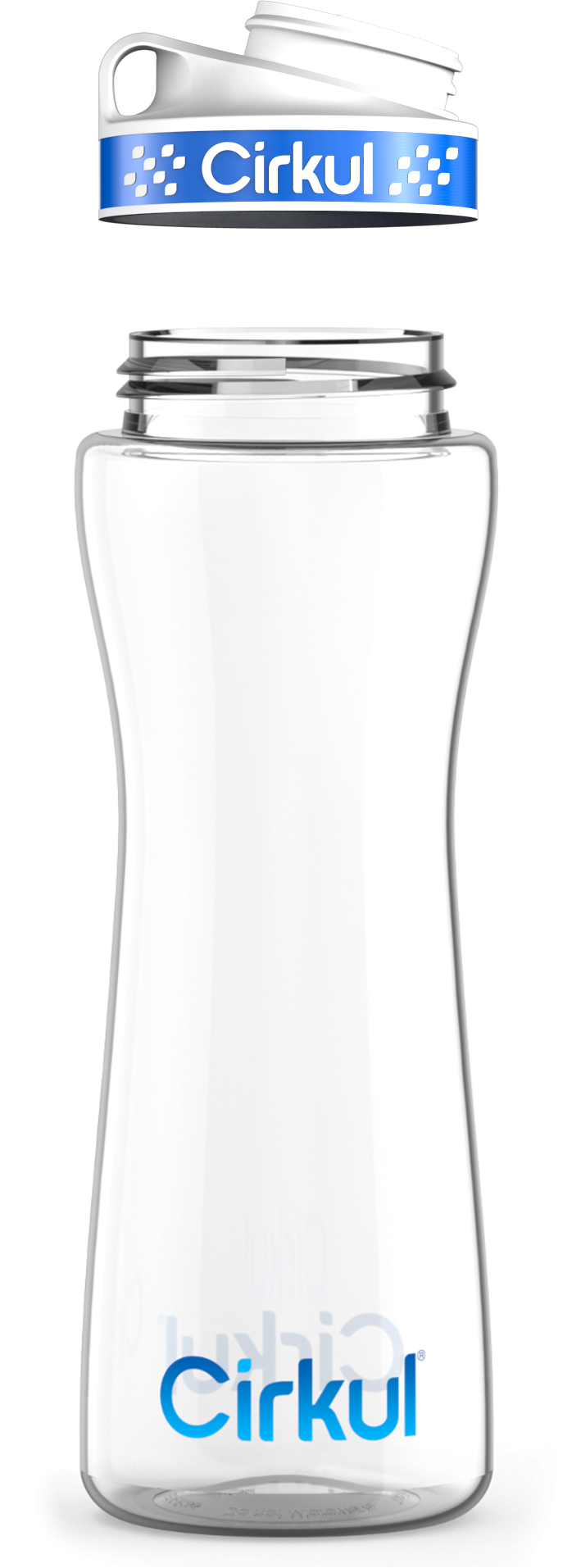 Custom 22oz. Plastic Bottle & Comfort Grip Lid (AMNZ)