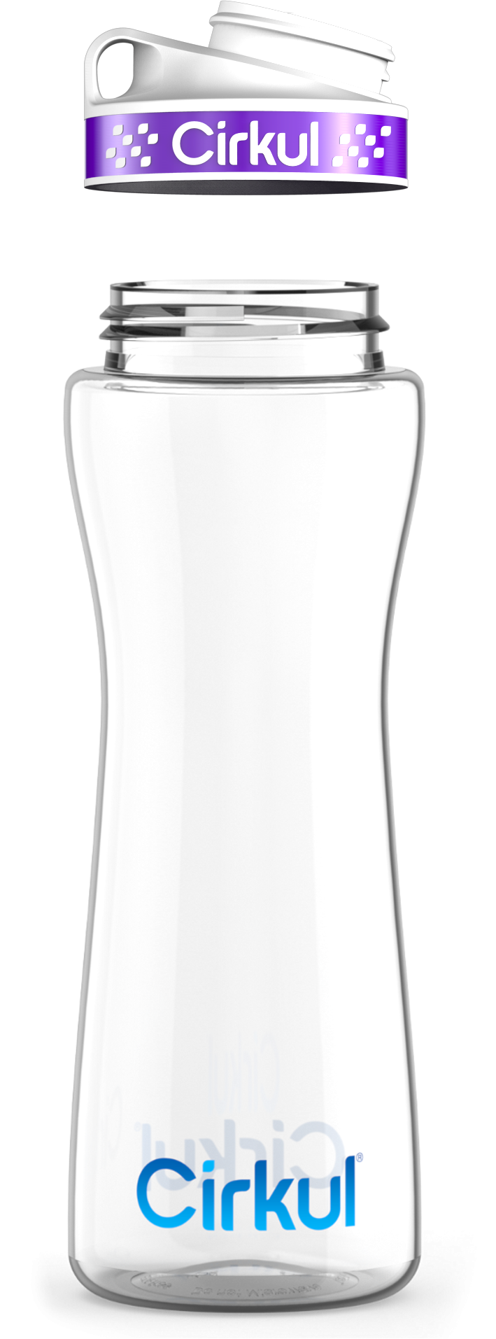 Custom 22oz. Plastic Bottle & Comfort Grip Lid (AMNZ)