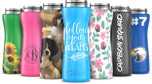 Custom 22oz. Stainless Steel Bottle & Comfort Grip Lid (X5M3)